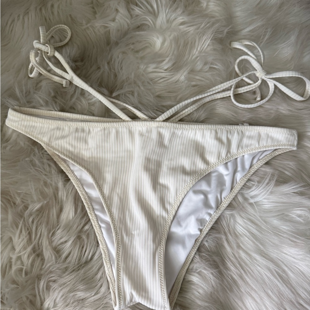 Shade & Shore Ivory Bikini Bottom